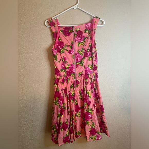Betsey Johnson Pink Floral Dress - Picture 2 of 3